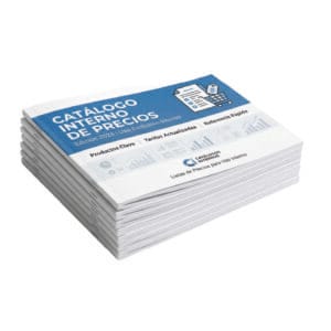 Catálogo interno con lista de precios de productos