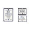 Certificado o diploma impreso con terminación premium