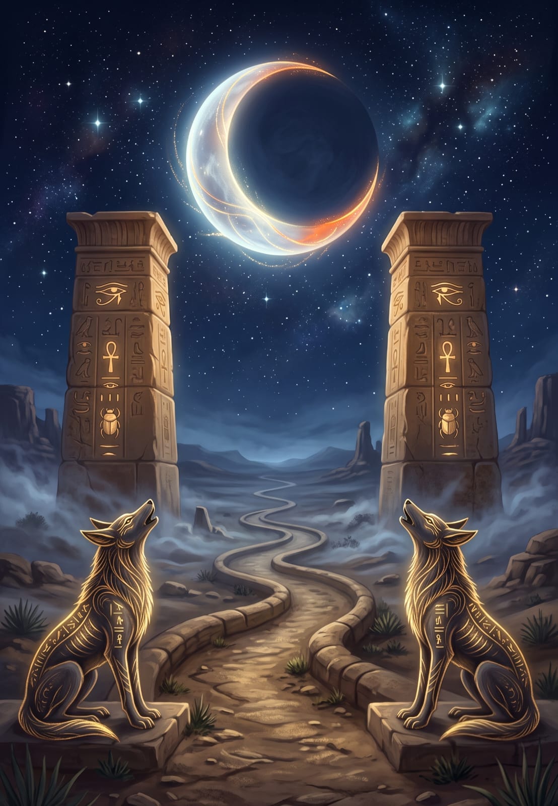La Luna en el tarot egipcio