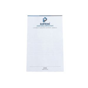 Hoja de papel membretado corporativo con logo de empresa