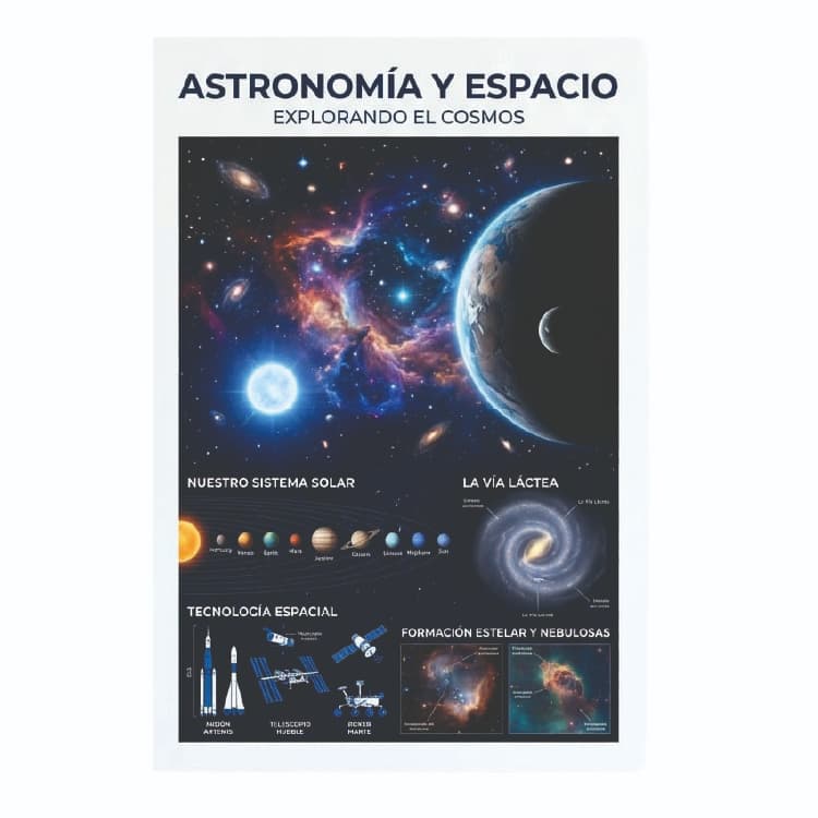 Poster Astronomia y Espacio Portada poster-astronomia-espacio