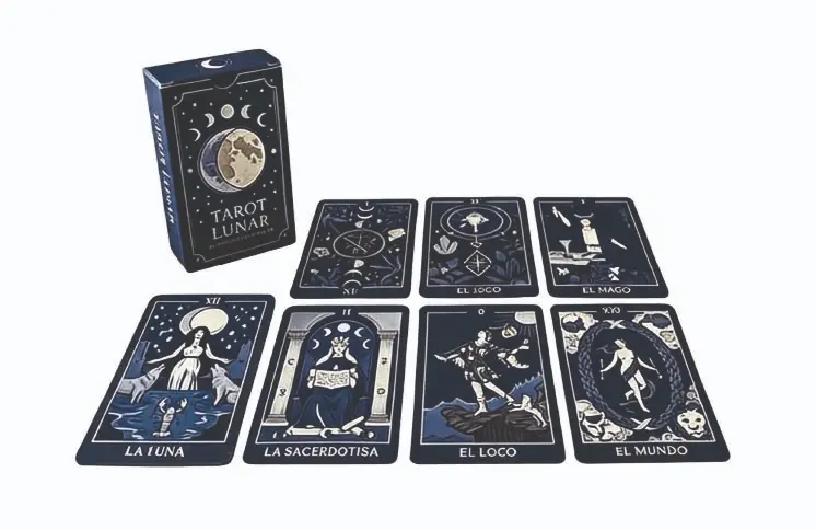 TAROT LUNAR PORTADA Tarot Lunar personalizado con fases de la luna