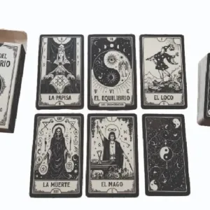 Tarot Ying Yang personalizado con simbología de equilibrio y dualidad