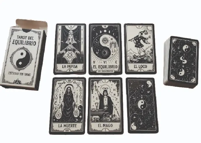 TAROT YING YANG PORTADA Tarot Ying Yang personalizado con simbología de equilibrio y dualidad
